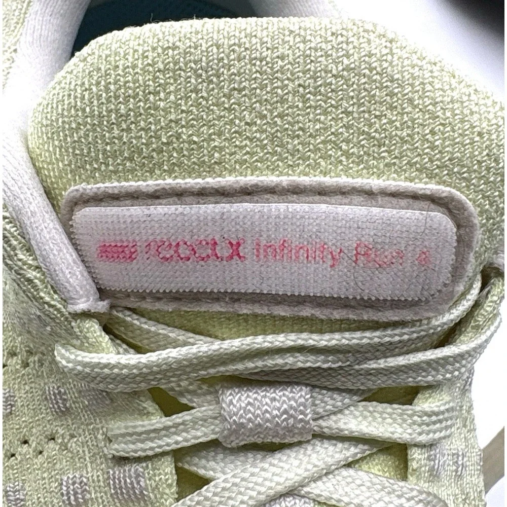 NIKE ReactX Infinity Run 4 Shoes Women's Size 7.5 Barely Volt Aquarius Blue